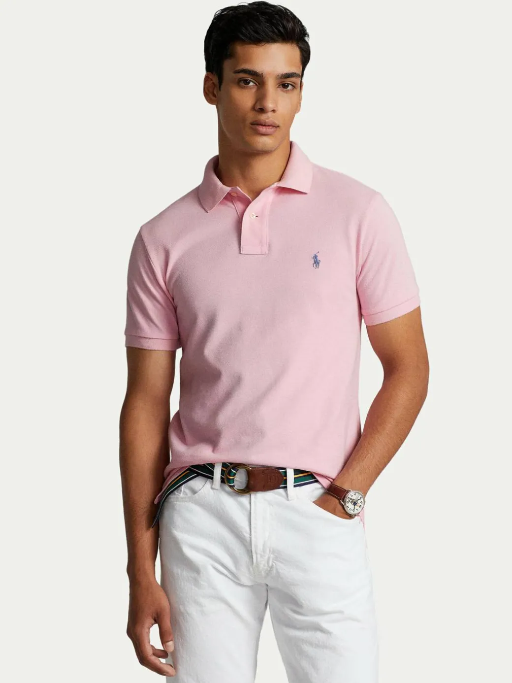 Polo Core Replen 710795080 Rosa Slim Fit