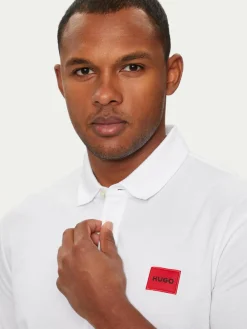 Polo Dereso222 50466202 Bianco Slim Fit