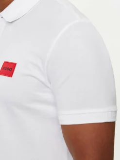 Polo Dereso222 50466202 Bianco Slim Fit