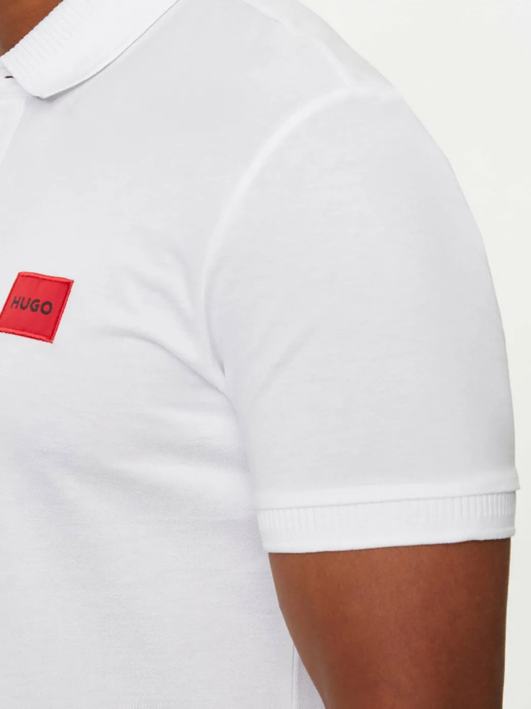 Polo Dereso222 50466202 Bianco Slim Fit