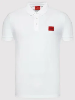 Polo Dereso222 50466202 Bianco Slim Fit