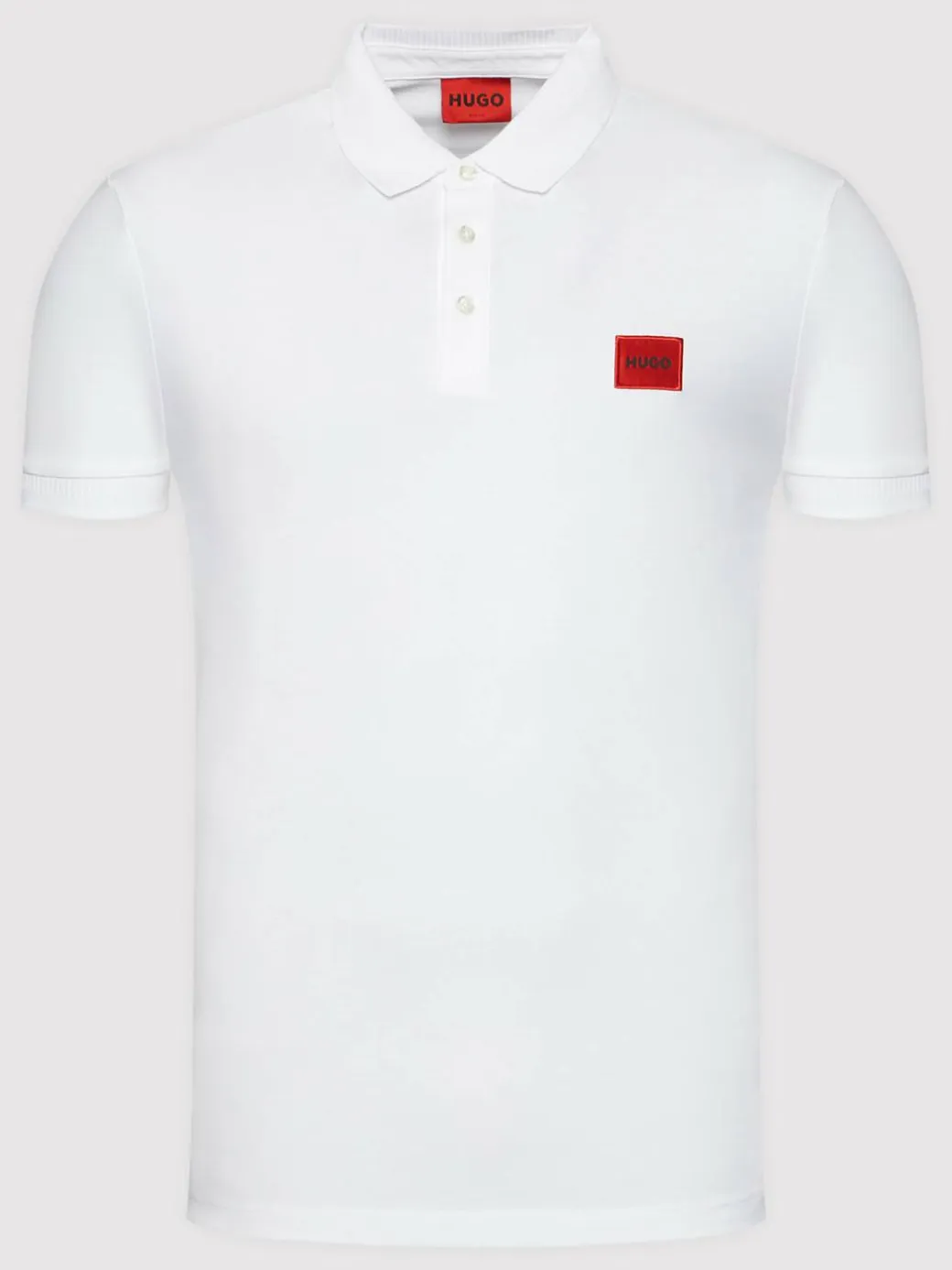 Polo Dereso222 50466202 Bianco Slim Fit