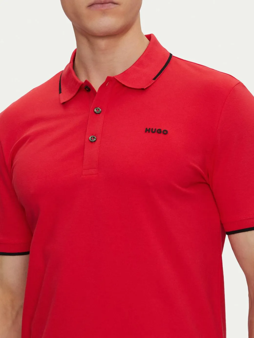 Polo Dinoso222 50467344 Rosso Slim Fit