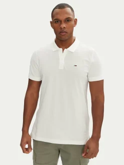 Polo DM0DM20676 Bianco Slim Fit