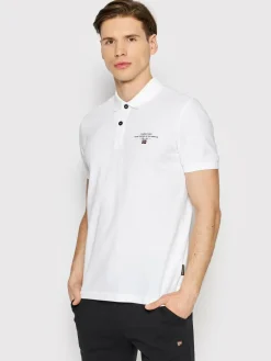 Polo Elbas NP0A4GDL Bianco Regular Fit
