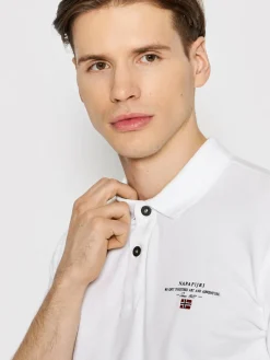 Polo Elbas NP0A4GDL Bianco Regular Fit