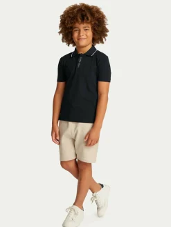 Polo Embro Logo IB0IB02370 Nero Regular Fit