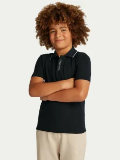 Polo Embro Logo IB0IB02370 Nero Regular Fit
