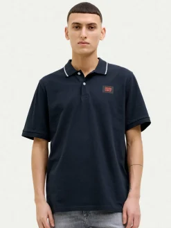 Polo Hudson 12269238 Blu scuro Regular Fit