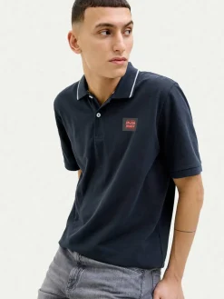 Polo Hudson 12269238 Blu scuro Regular Fit