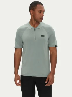 Polo K_Perform-Max_Pl 50537146 Verde Slim Fit