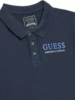 Polo L6GP01 K9WF4 Blu scuro Regular Fit