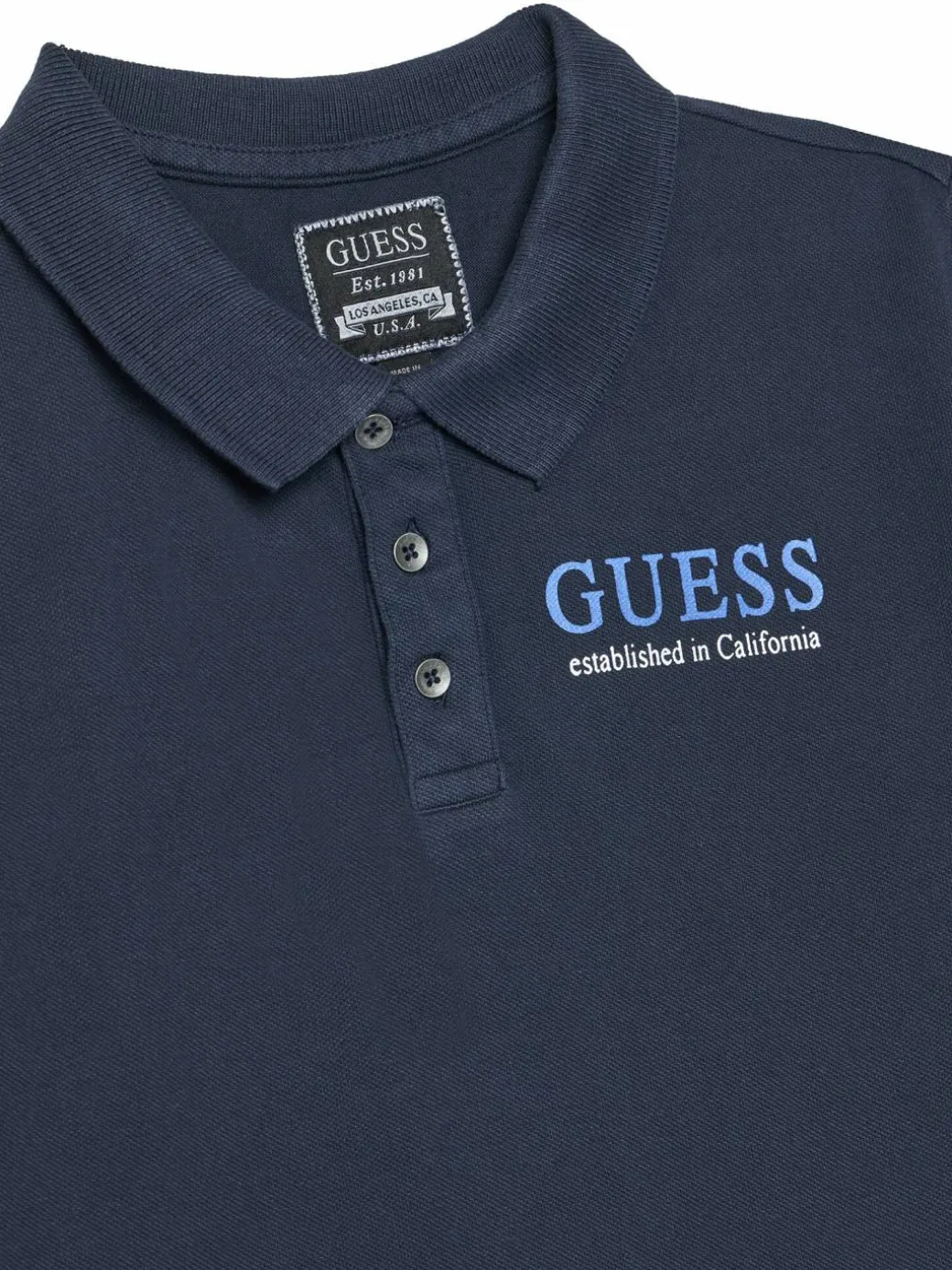 Polo L6GP01 K9WF4 Blu scuro Regular Fit