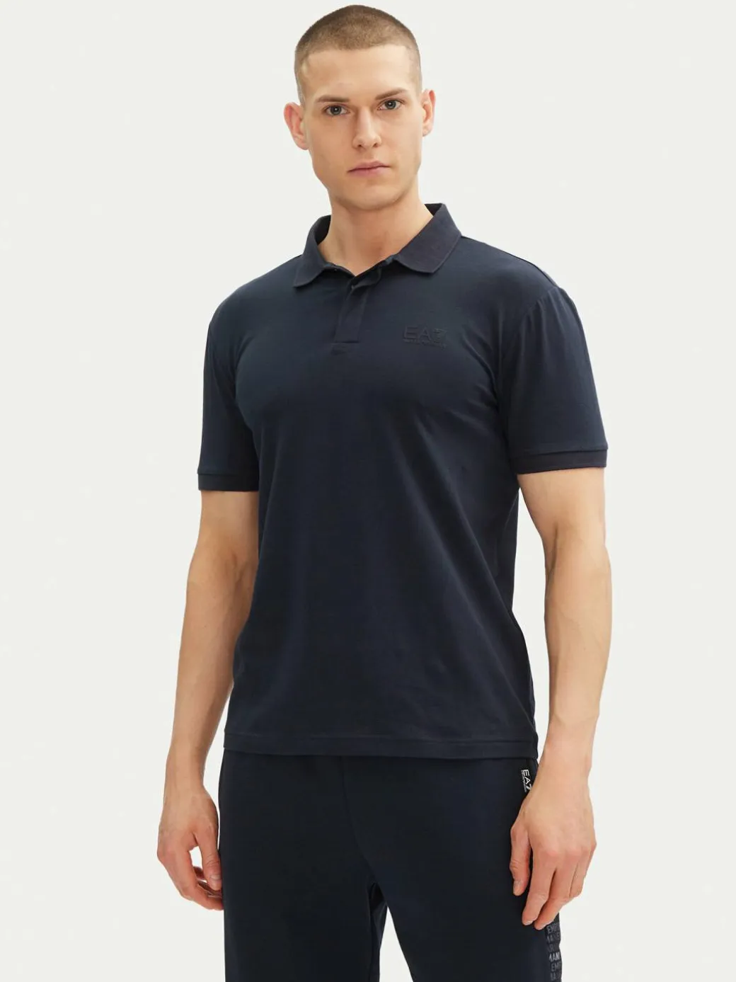Polo 7M000228 AF10373 UB102 Blu scuro Regular Fit