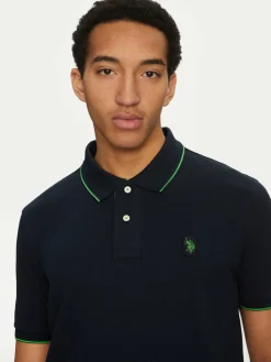 Polo MUP3508 Blu scuro Regular Fit