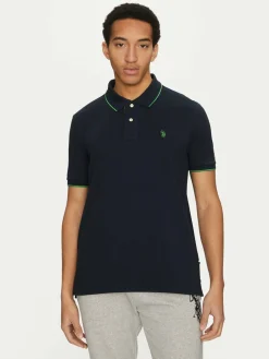 Polo MUP3508 Blu scuro Regular Fit