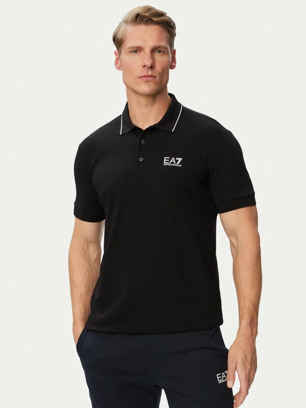 Polo 8NPF16 PJVUZ 1200 Nero Slim Fit