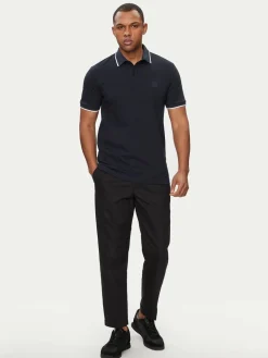 Polo Passertip 50507699 Blu scuro Slim Fit