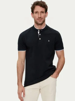 Polo Paulos 12199711 Blu scuro Slim Fit