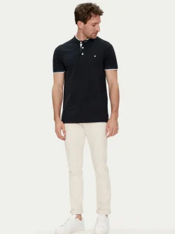 Polo Paulos 12199711 Blu scuro Slim Fit