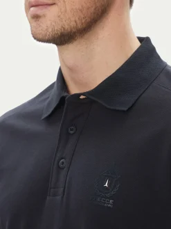 Polo 251PO1868P347 Blu scuro Regular Fit