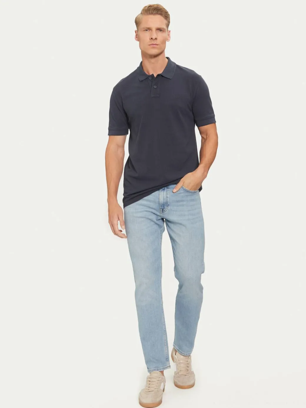 Polo Prime 50507813 Blu scuro Regular Fit