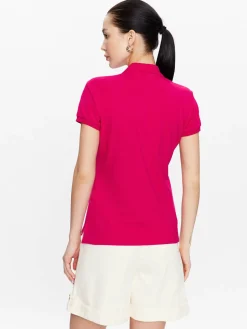 Polo 211870245034 Rosa Slim Fit