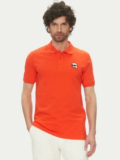 Polo 745710 552224 Rosso Regular Fit