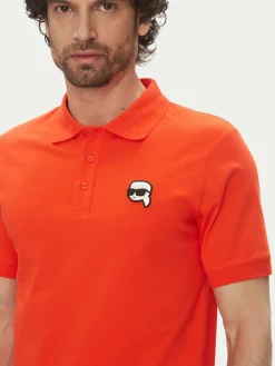 Polo 745710 552224 Rosso Regular Fit