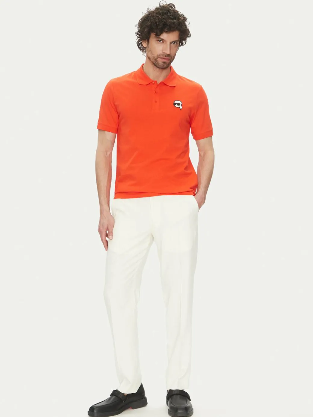 Polo 745710 552224 Rosso Regular Fit