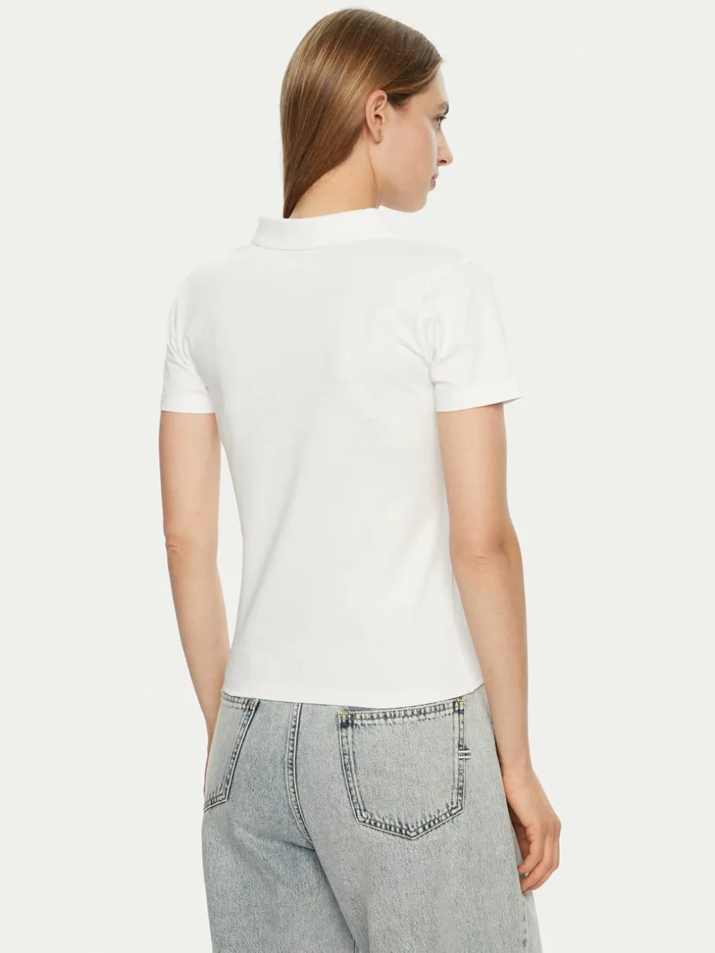 Polo W5RP47 KARS2 Bianco Regular Fit