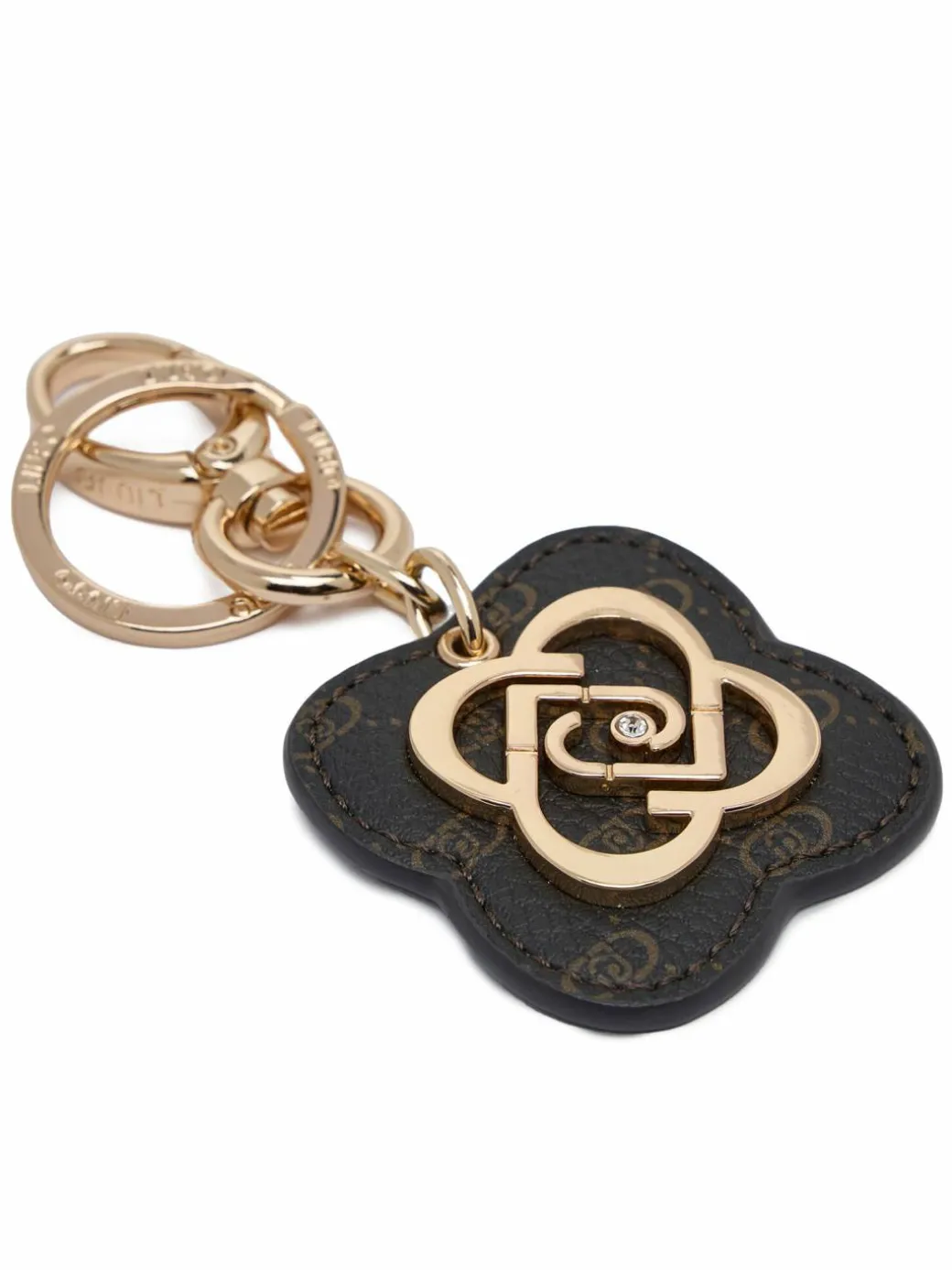 Portachiavi Flower Key Ring AF5221 E0538 Marrone