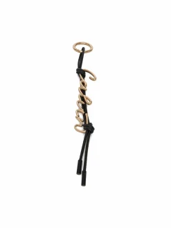 Portachiavi Knotted Script Hw Bag Charm LV04F1193G Nero