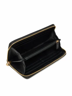 Portafoglio Bold Ck Long Zip Around LV04F1077G Nero