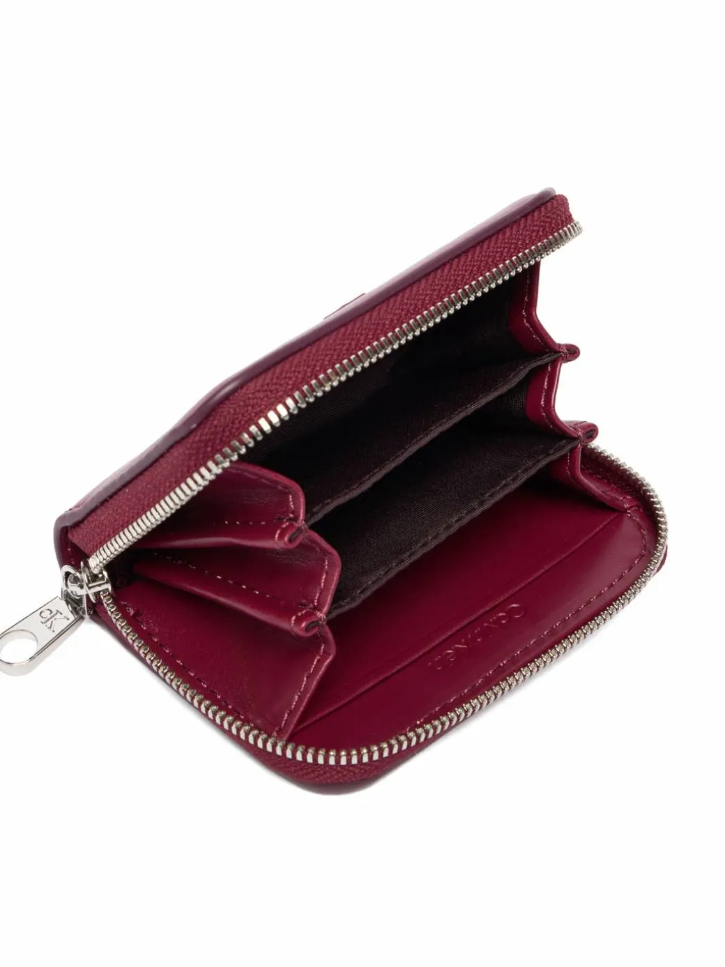 Portafoglio Bold Ck Medium Zip Around LV04F1154G Bordeaux