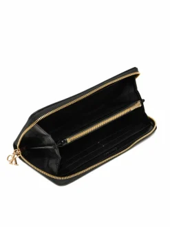 Portafoglio Ck Large Zip Around LV04F1093G Nero