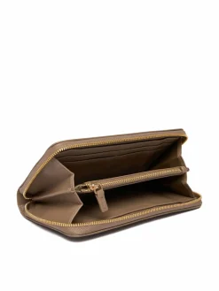 Portafoglio Ck Large Zip Around LV04F1093G Beige