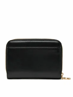 Portafoglio Ck Medium Flap Zip Around LV04F1075G Nero