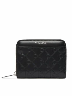 Portafoglio Emblem Aop Embossed Zip Around LV04F1081G Nero