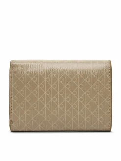 Portafoglio Emblem Aop Trifold W/ Zip Pocket LV04F1118G Beige