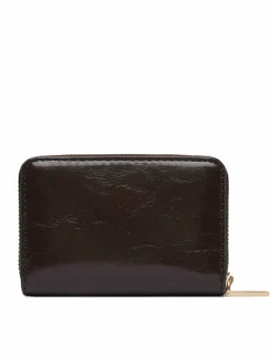 Portafoglio Foil Glossy Square Zip Around LV04F1201G Marrone