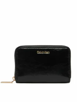 Portafoglio Foil Glossy Square Zip Around LV04F1201G Nero