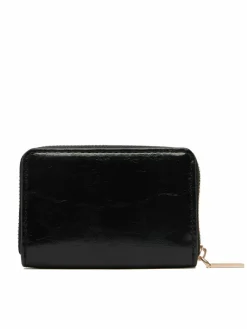 Portafoglio Foil Glossy Square Zip Around LV04F1201G Nero