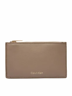 Portafoglio Foil Logo Top Zip Cardcase LV04F1090G Beige