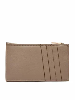 Portafoglio Foil Logo Top Zip Cardcase LV04F1090G Beige