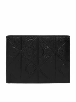 Portafoglio Xl Emblem Aop Emboss Trifold LV04D1235G Nero