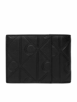 Portafoglio Xl Emblem Aop Emboss Trifold LV04D1235G Nero