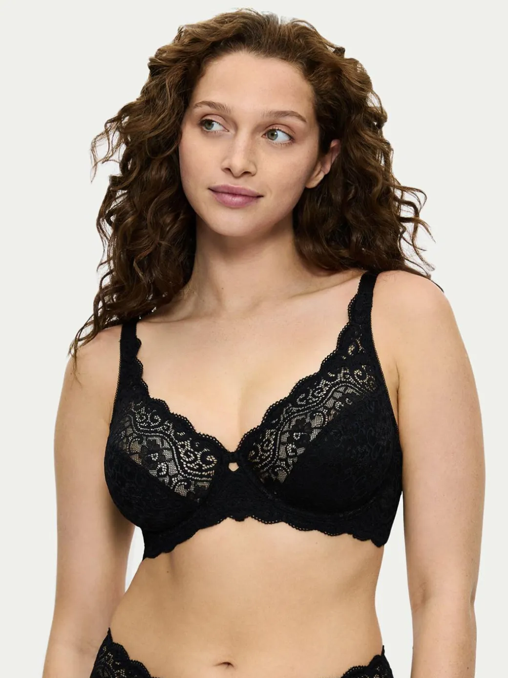 Reggiseno con ferretto Amourette 10209574 Nero