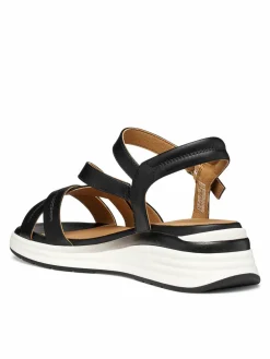 Sandali D650JA 000BC C9999 Nero