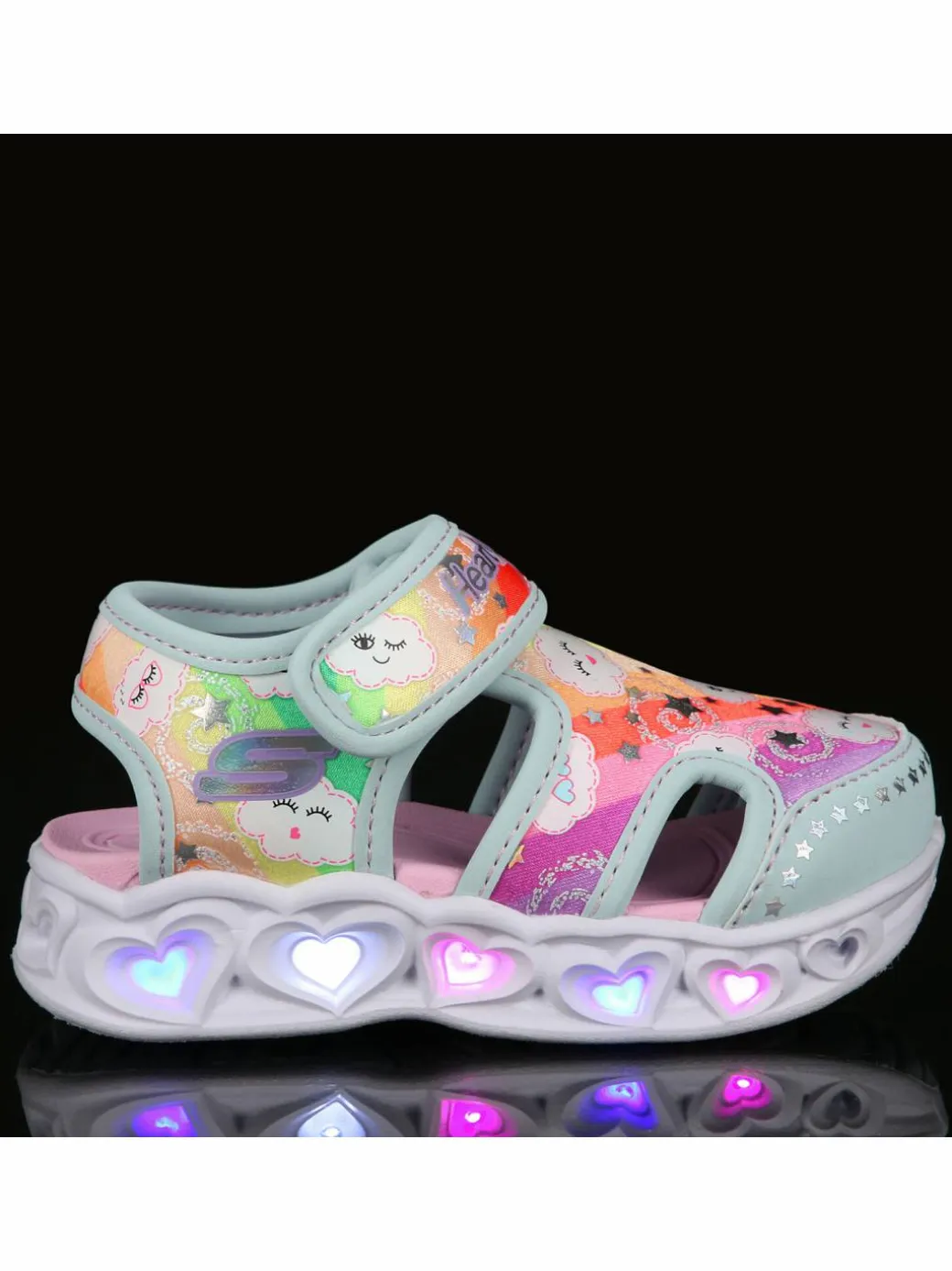 Sandali Heart Lights Sandals-Cutie Clouds 302977N/TQMT Turchese